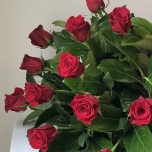 12 Long Stem Lockyer Valley grown Roses and Foliage Signature wrap $176
